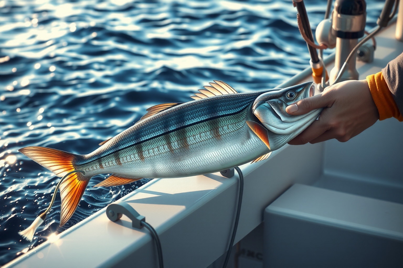 Pesca de merluza desde barco: equipo necesario