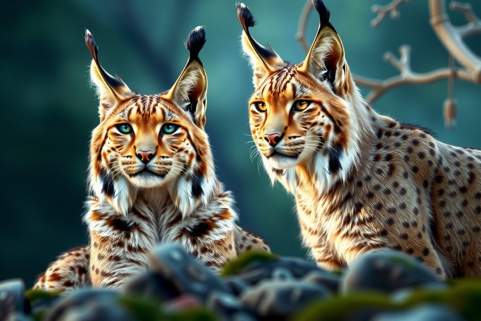 Diferencias entre macho y hembra de lince